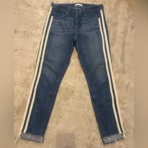 Loft Jeans with White Stripes